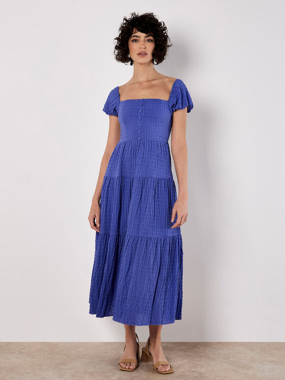 Self Check Midi Dress, Purple, large