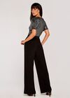 Diamond Sequin Jumpsuit, Black, large