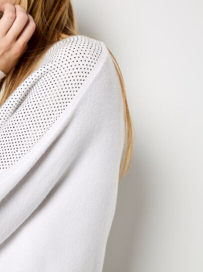 Stud Embellished Batwing Jumper