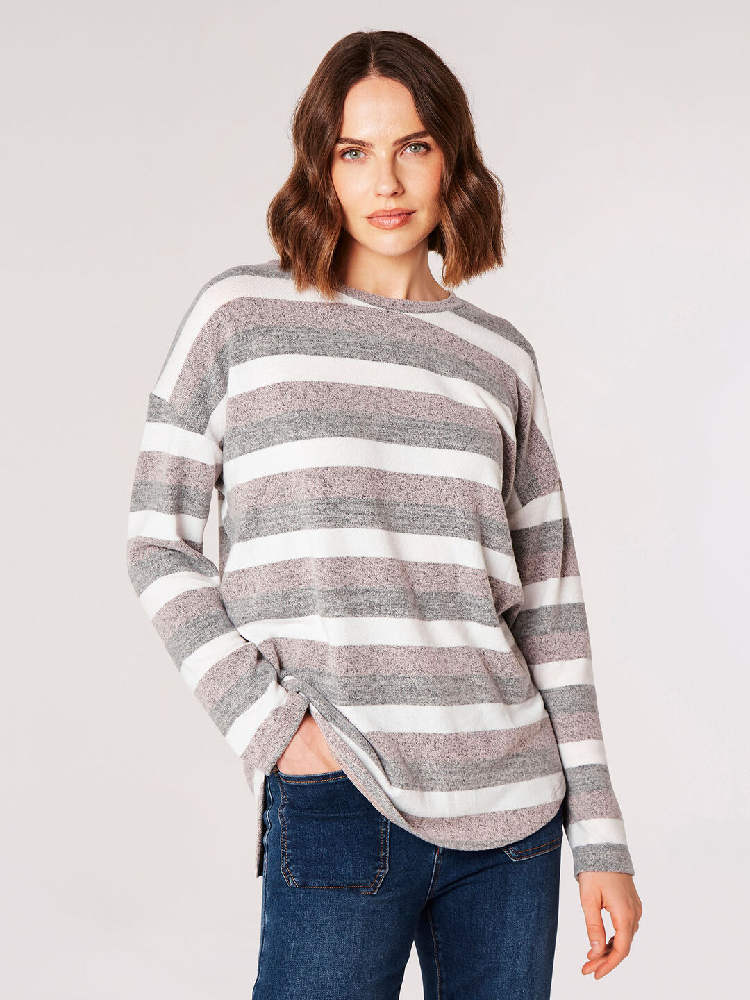 Image of Soft Touch Stripe Top
