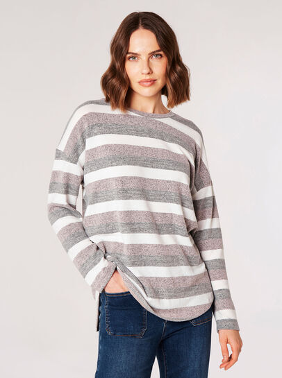 Soft Touch Stripe Top
