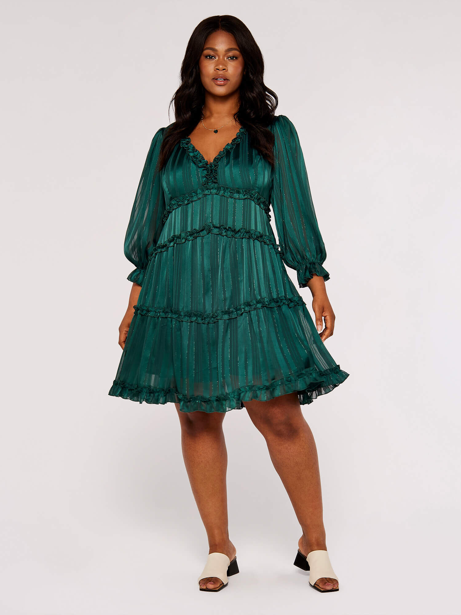 Ruffle mini dress hotsell