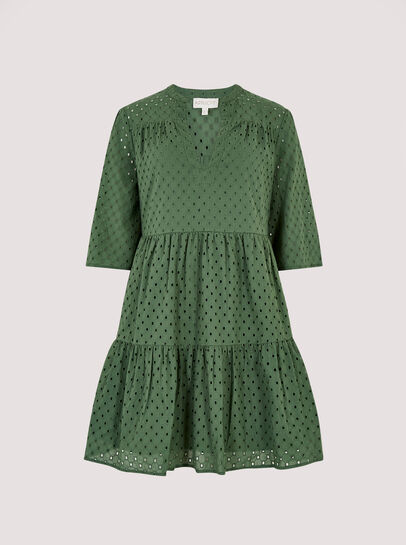 Broderie Anglaise Mini Dress
