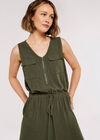 Utility Jumpsuit, Khaki, large