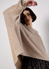 Honeycomb Knit Oversized Top, Stone, large