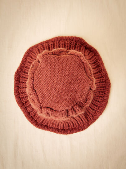 Cable Knit Bucket Hat