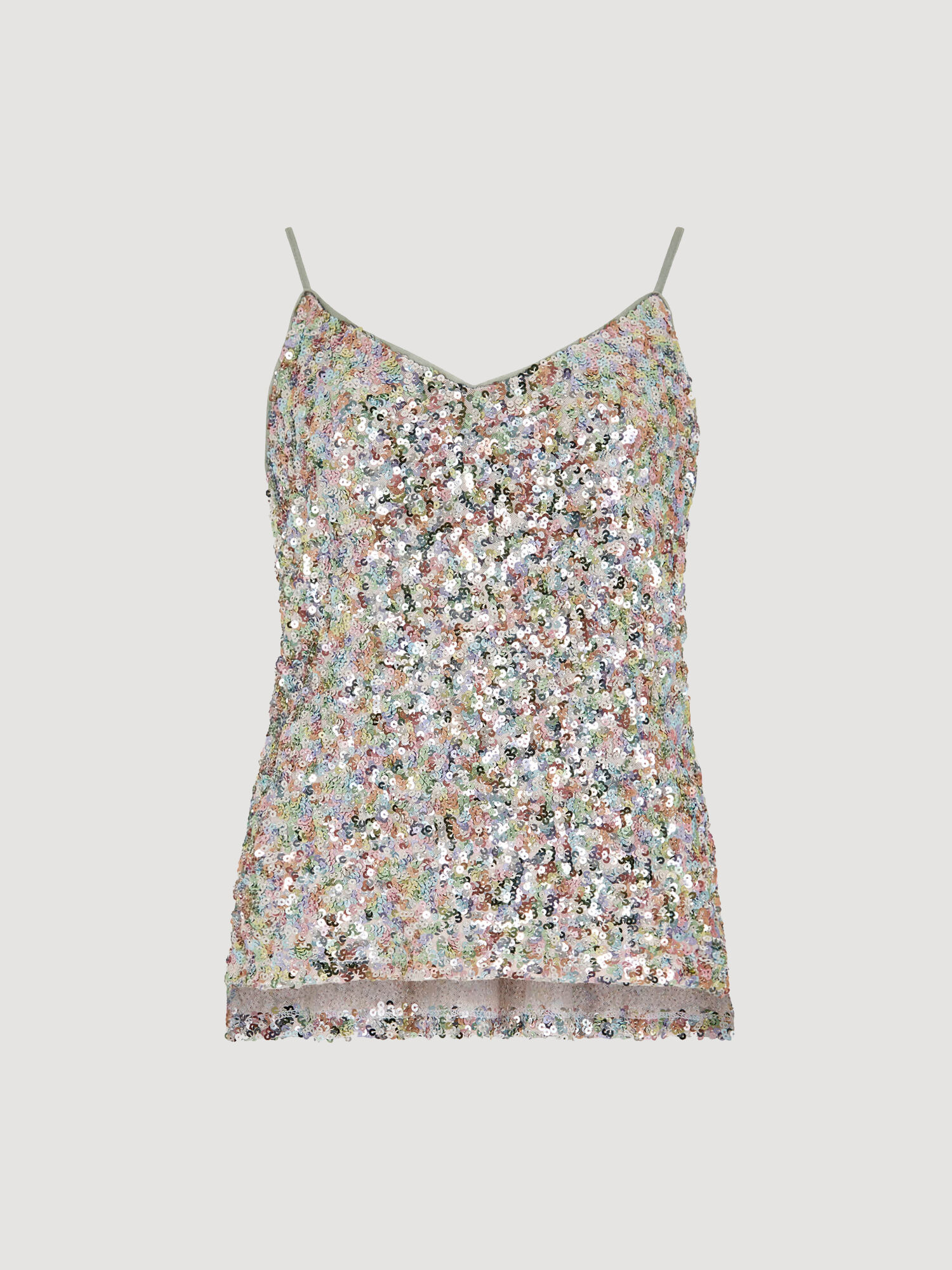 Sequin Embellished Camisole Top