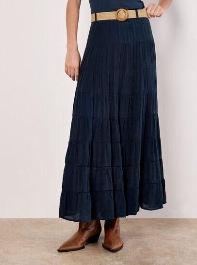 Tiered Maxi Skirt