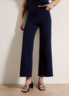 Zara Wide-Leg Elastic Jeans, Blue, large