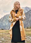 Mustard Aztec Hooded Cardigan, Mustard, large