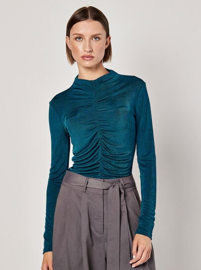 Ruched Stretch Top