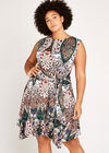 Peacock Feather Dress+, Green, large