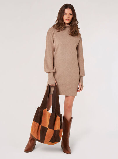 Soft Knit Jumper Mini Dress