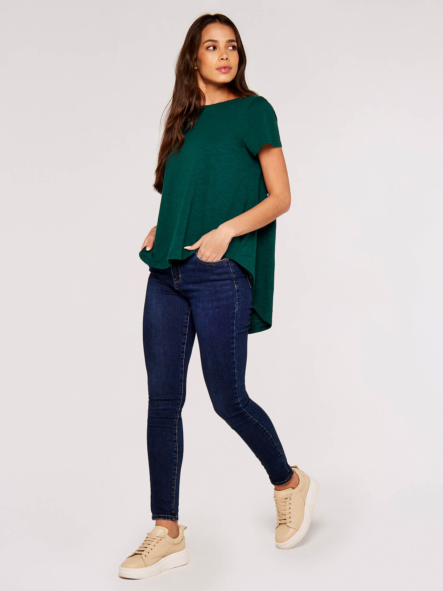 High low tops for new arrivals jeans