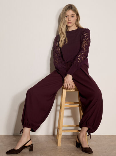 Lace Mesh Jumper