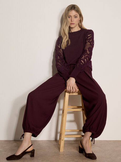 Lace Mesh Jumper