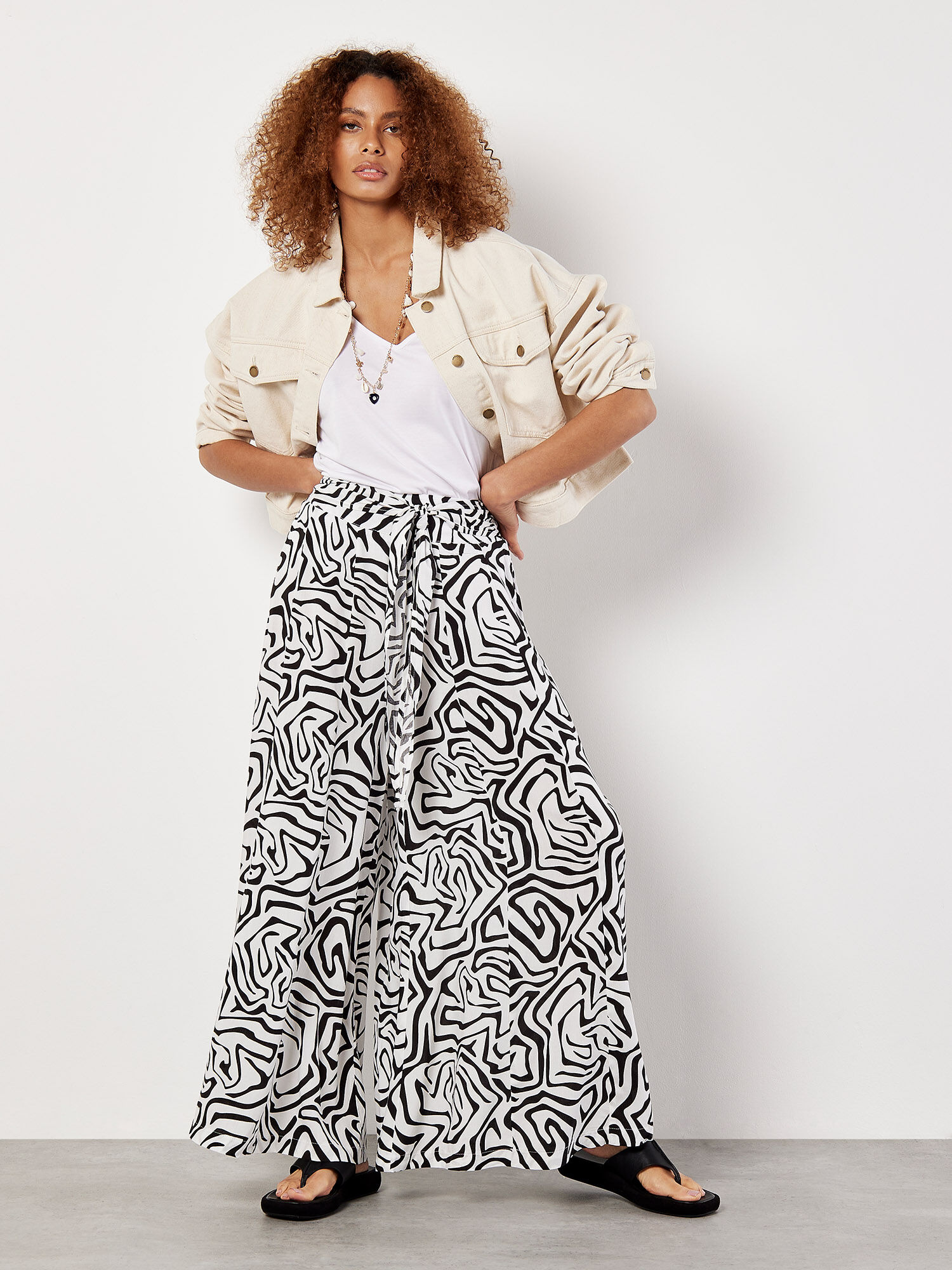 White palazzo dress pants cheap
