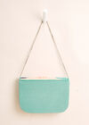 Tropical Beaded Bag, Blue, large