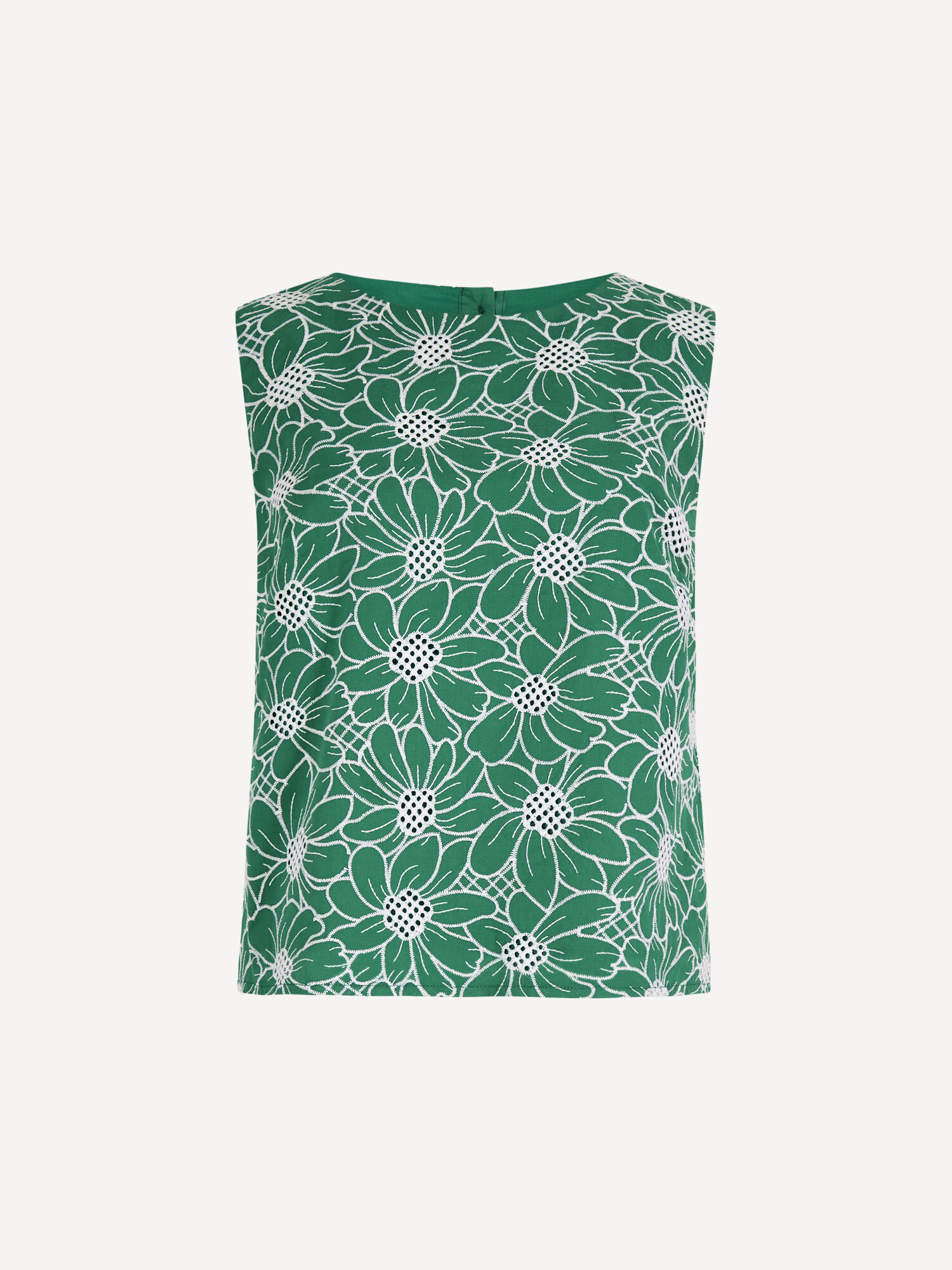 Floral Lace Embroidered Shell Top | Apricot Clothing
