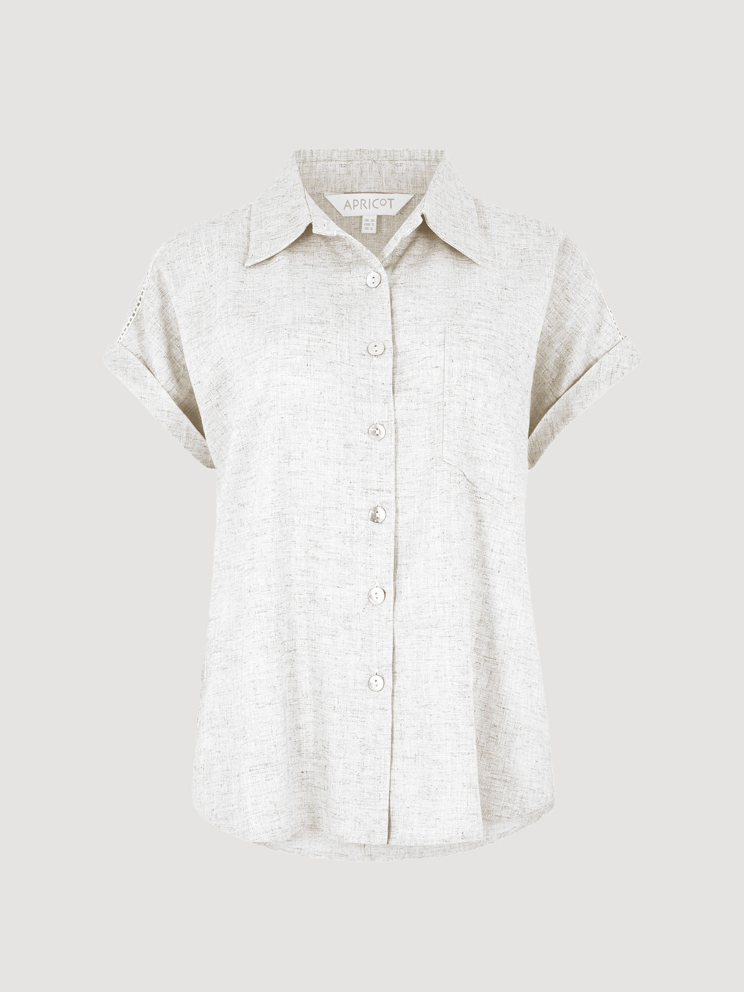 Linen Button Top | Apricot Clothing