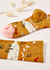 Ochre cloud socks, Yellow, large