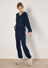 Soft Textured Top, Navy, large