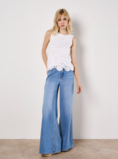 Sunflower Crochet Top