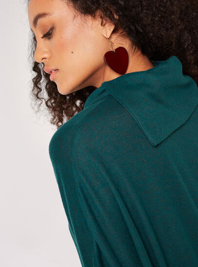Asymmetric Neck Soft Touch Top