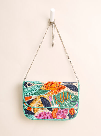 Tropical Beaded Bag