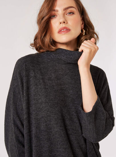 Soft Touch Cocoon Mini Dress