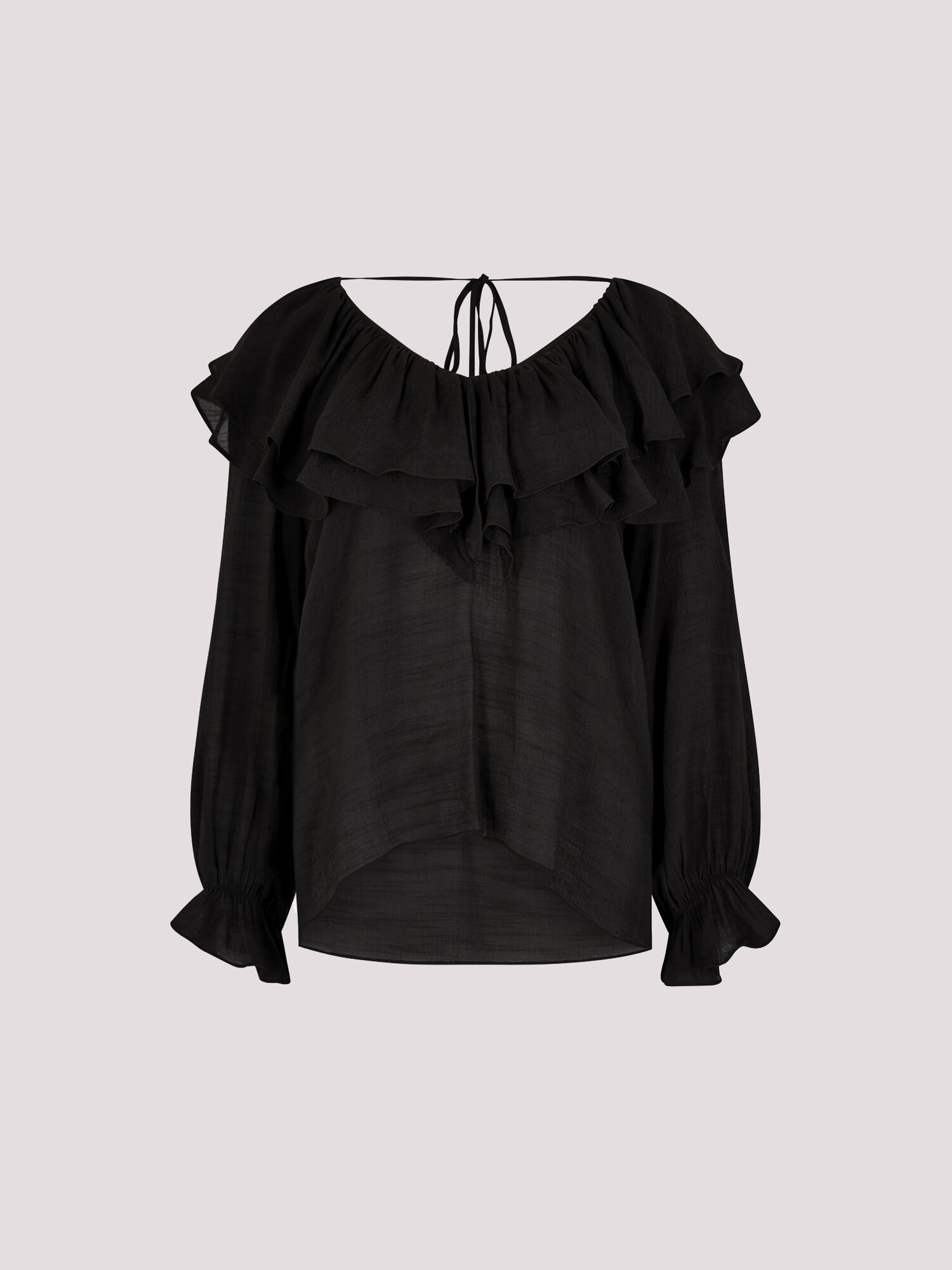 高評価アイテム Ruffle Collar Blouse | Apricot Clothing トップス