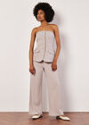 Tailored Bandeau Waistcoat, Stone, large