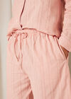 Embroidered Stripe Trouser, Pink, large
