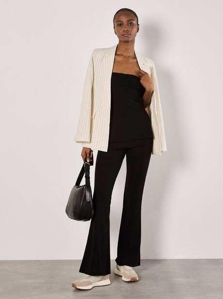 Jersey Flare Trousers