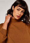 Turtle Neck Jumper, Rust, large