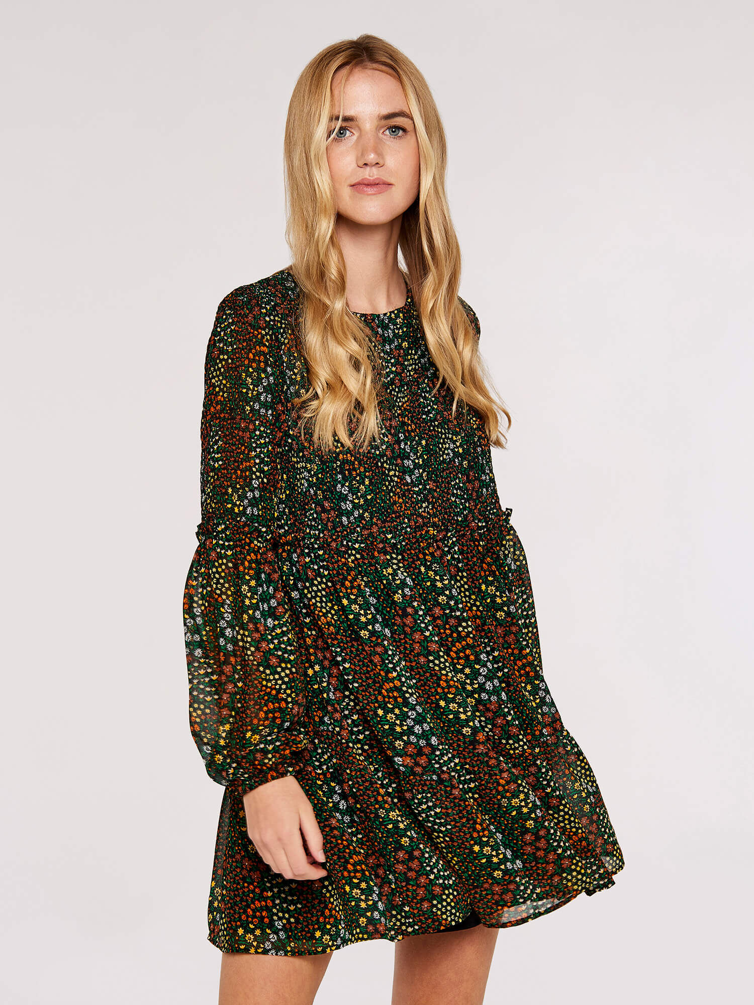 Floral Babydoll Dress