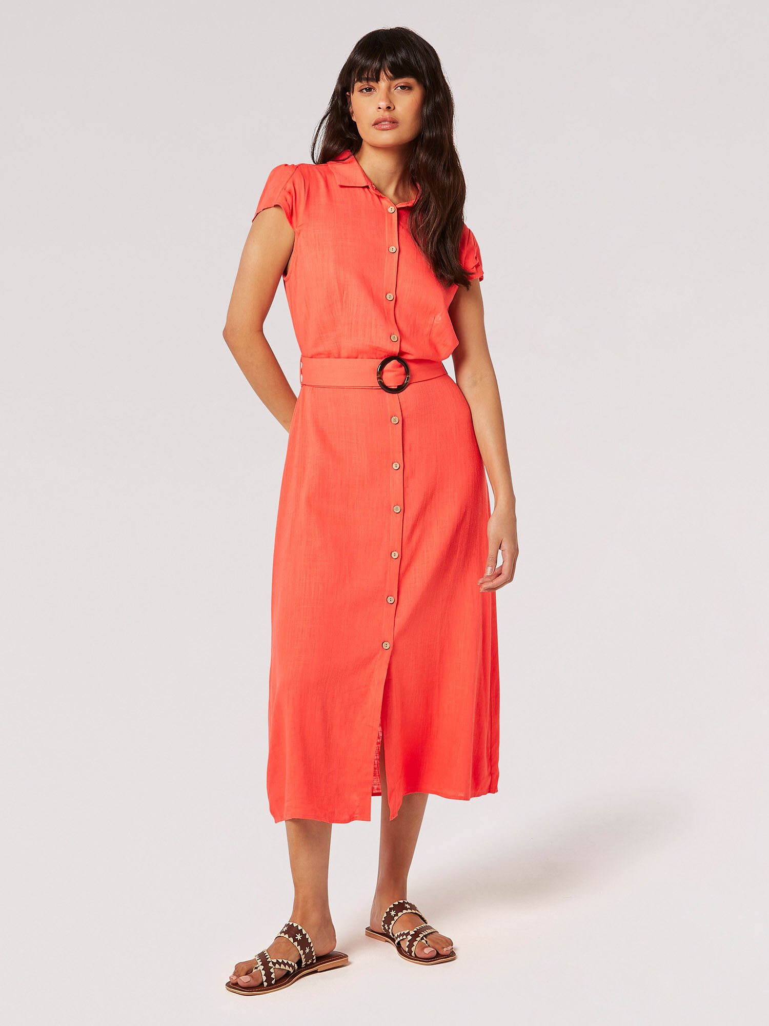 Vintage button store dress