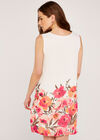 Floral Shift Dress, Cream, large