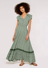 Crochet Maxi dress, Green, large