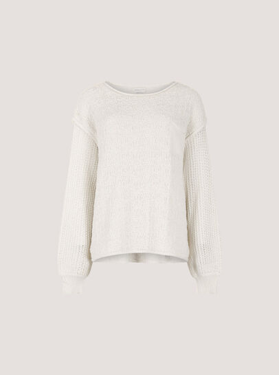 Textured Knit Oversized Jumper