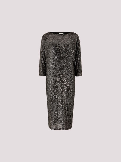 Sequin Cocoon Midi Dress