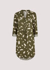 Utility Mini Dress , Khaki, large