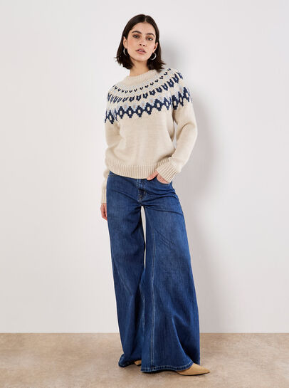Fair Isle Chunky Knit Jumper