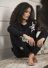 Dogtooth Star Jumper, Black, large