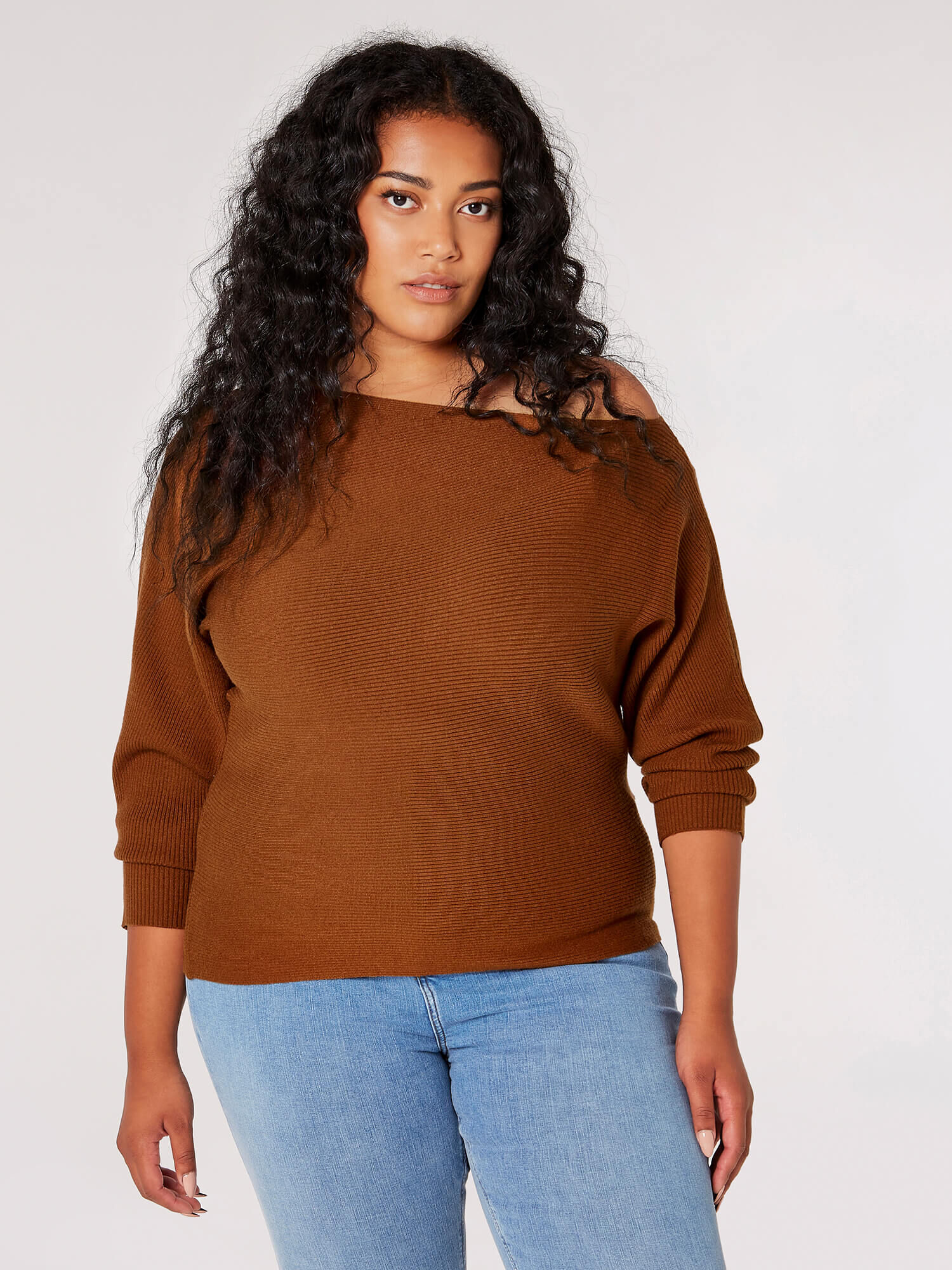Off the shoulder jumper plus hotsell size