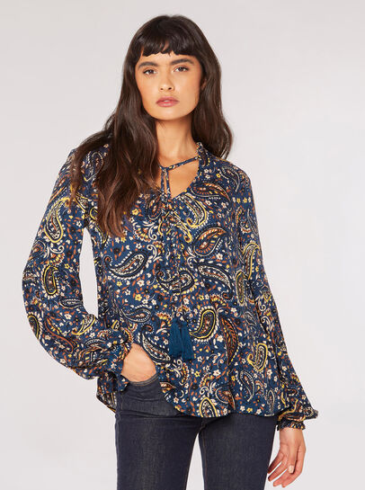 Paisley Boho Blouse