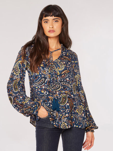 Paisley Boho Blouse