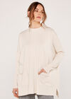 Soft Oversized Pocket Jumper, Stone, large