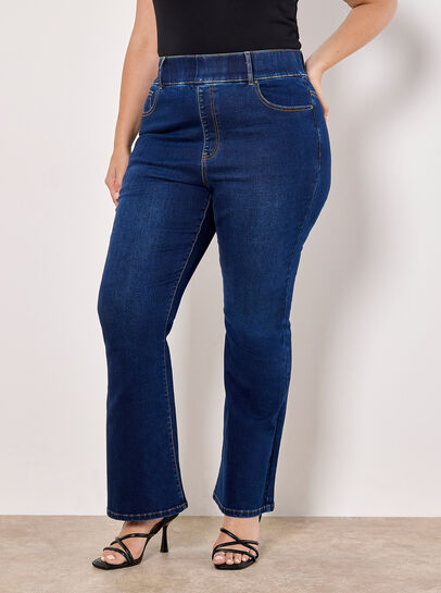 Curve Lola High-Waist Flare Jeggings