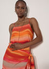 Watercolour Stripe Camisole Top, Orange, large